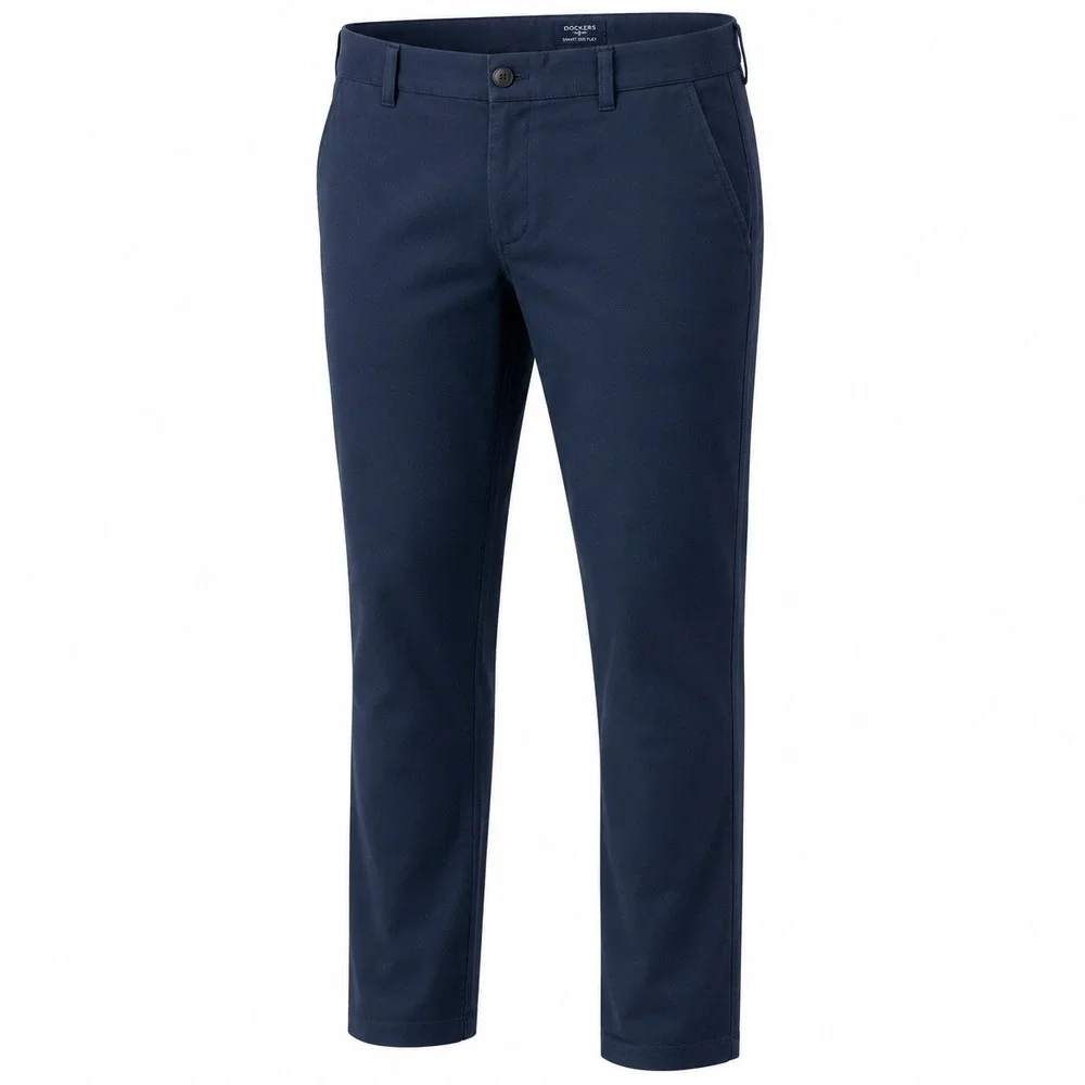 Mizzen Main Pants Men 34x32 Blue Baron Trim Performance Chino Straight GOLF